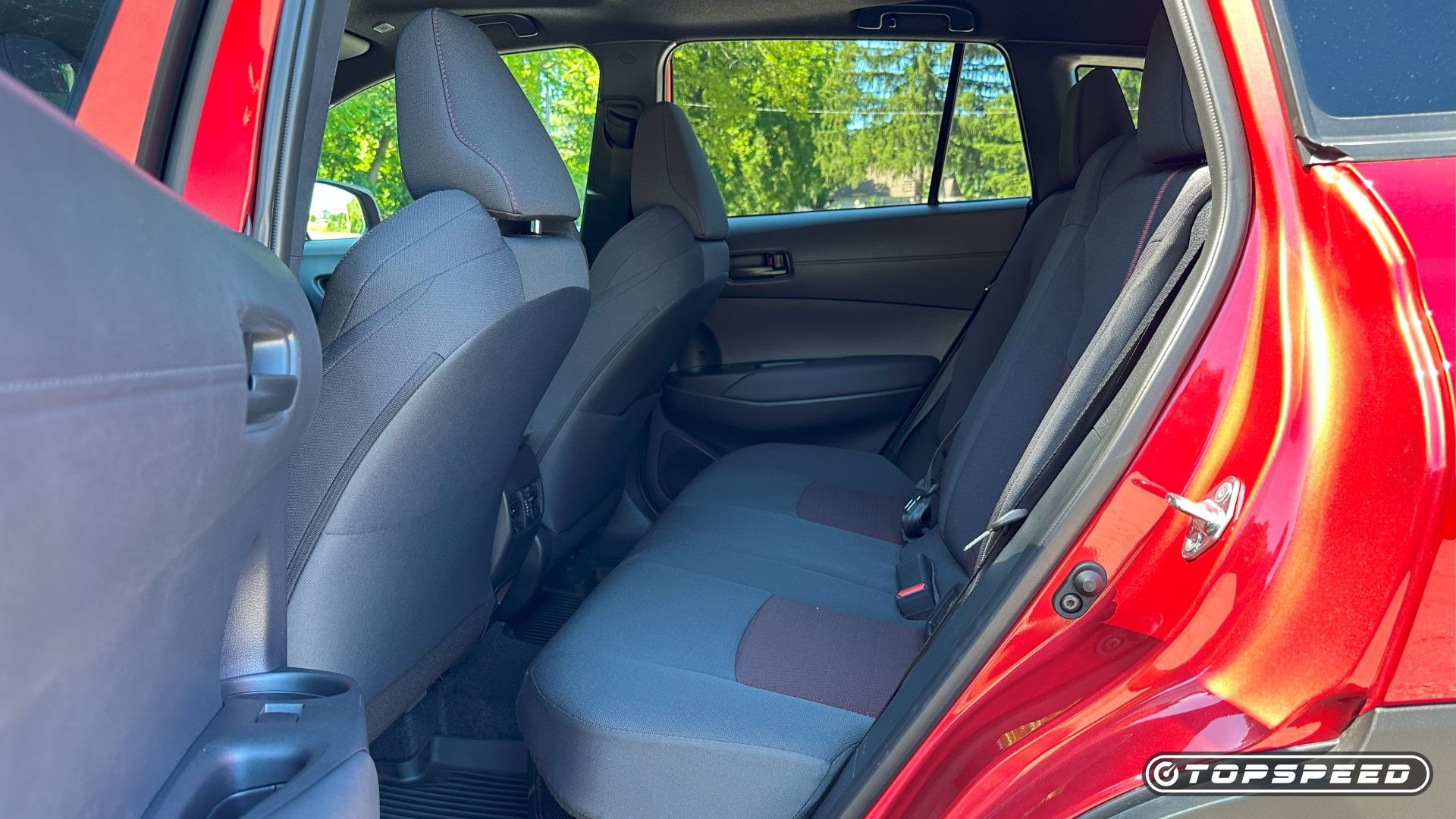 2025 Toyota Corolla Cross Hybrid Nightshade -- Backseat 01