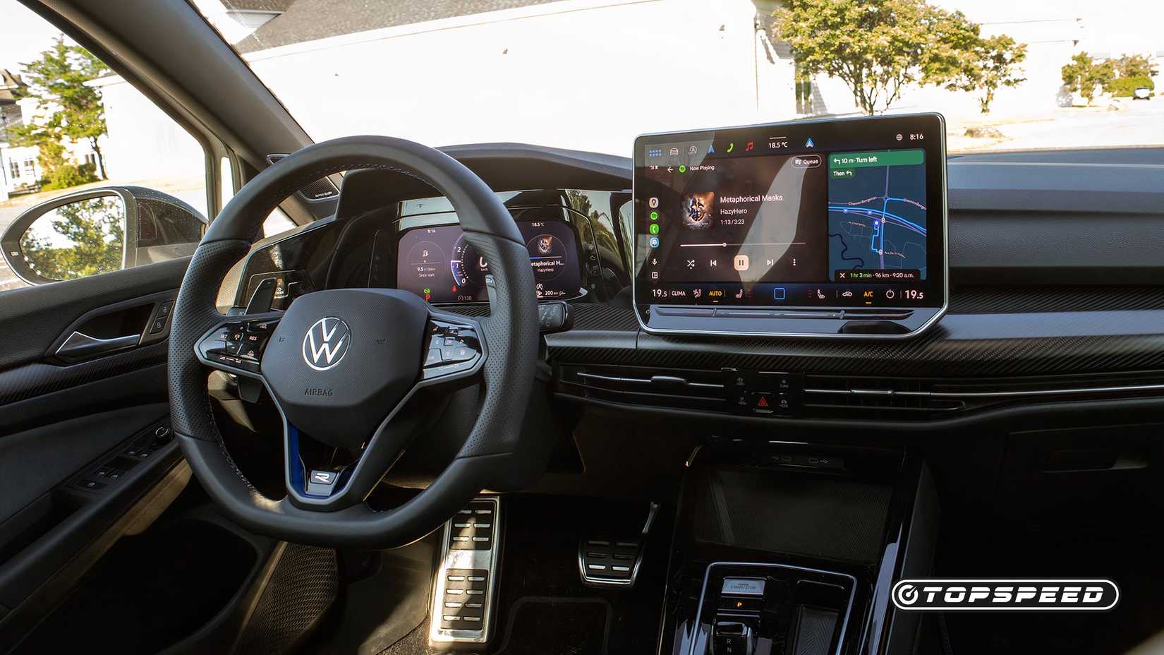 2025 Volkswagen Golf R Dashboard TopSpeed