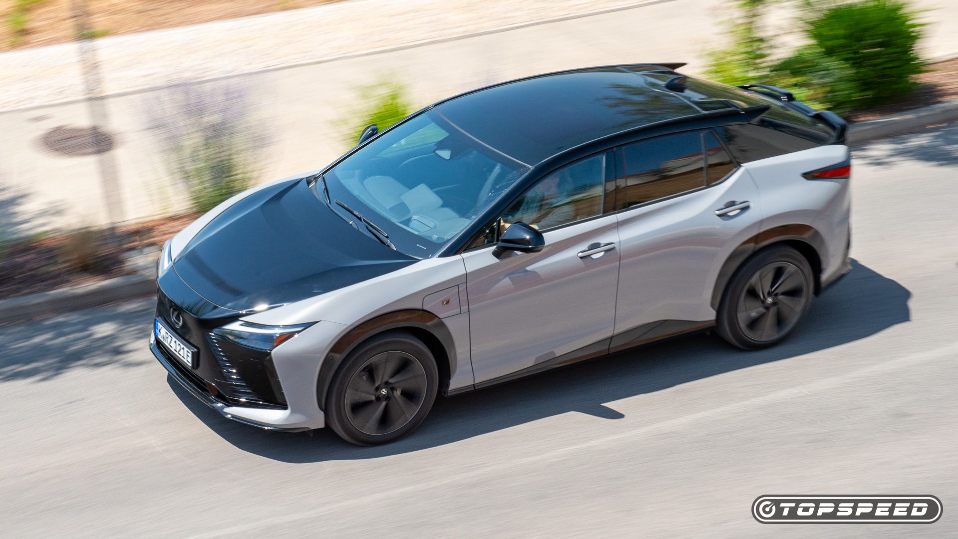 2026 lexus rz 550e f sport awd front driving