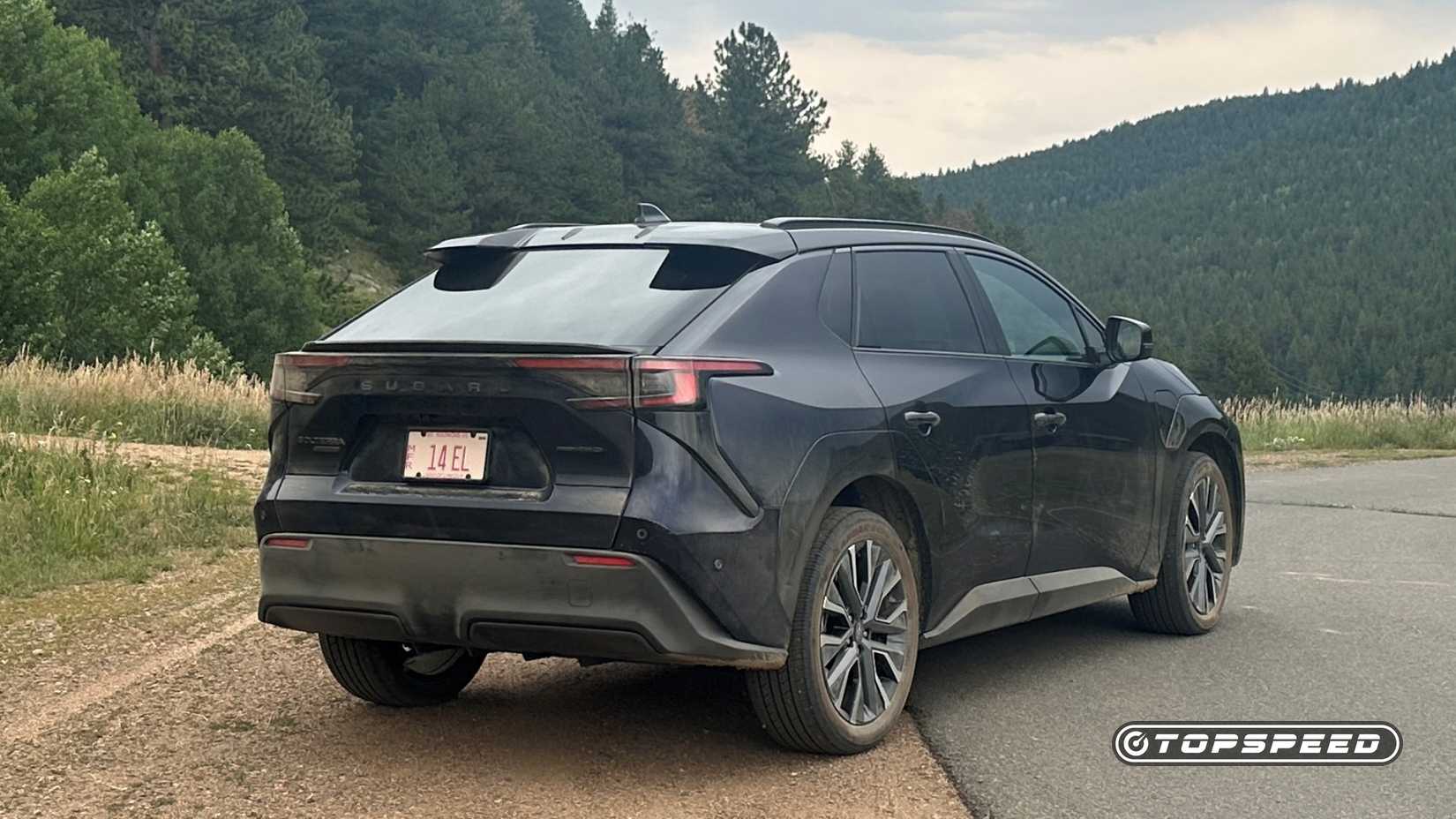 2026 Subaru Solterra rear quarter